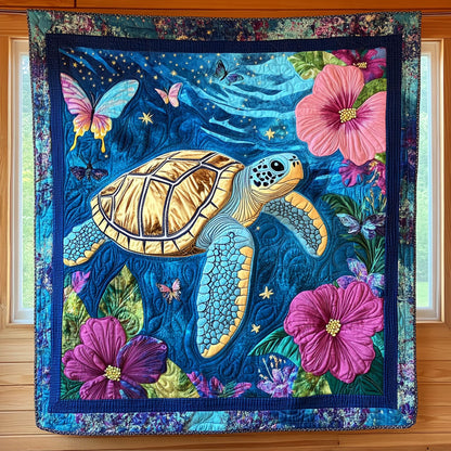 Turtle Bloom CW2509061CL Quilt