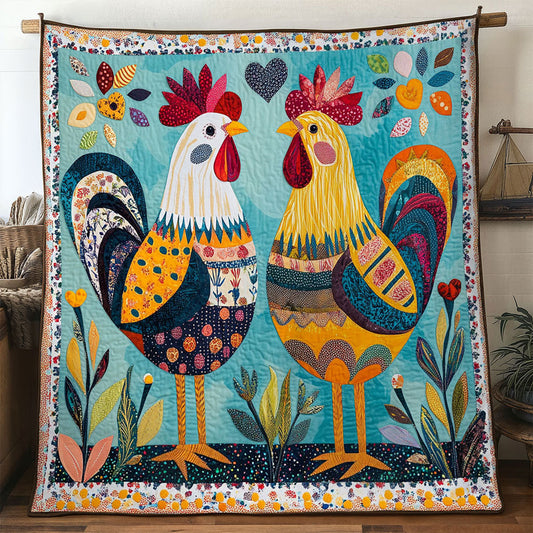 Bright Feather Chicken WN1411003CL Quilt