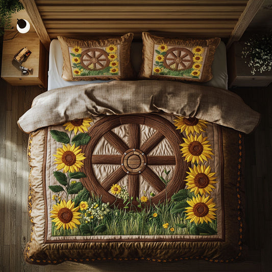 Sunflower Wheel WN2805040CL Duvet Cover Set