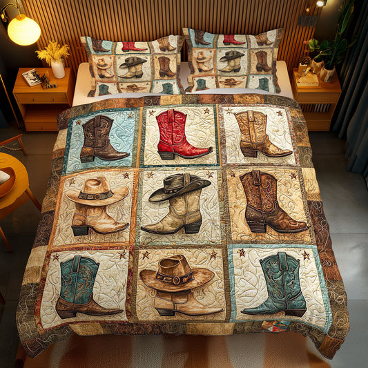 Cool Cowboy Boots WP2311017CL Duvet Cover Set