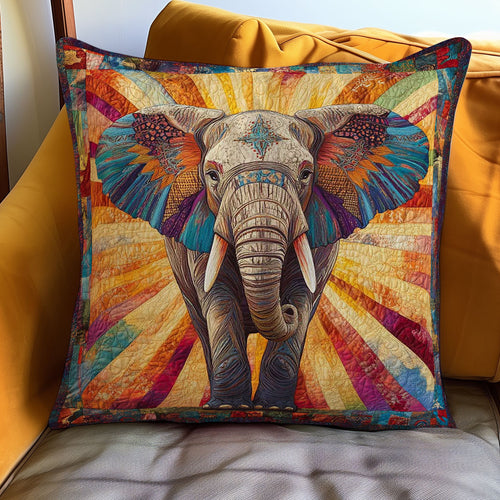 Radiant Elephant WN1002120CL Quilt Pillow Case