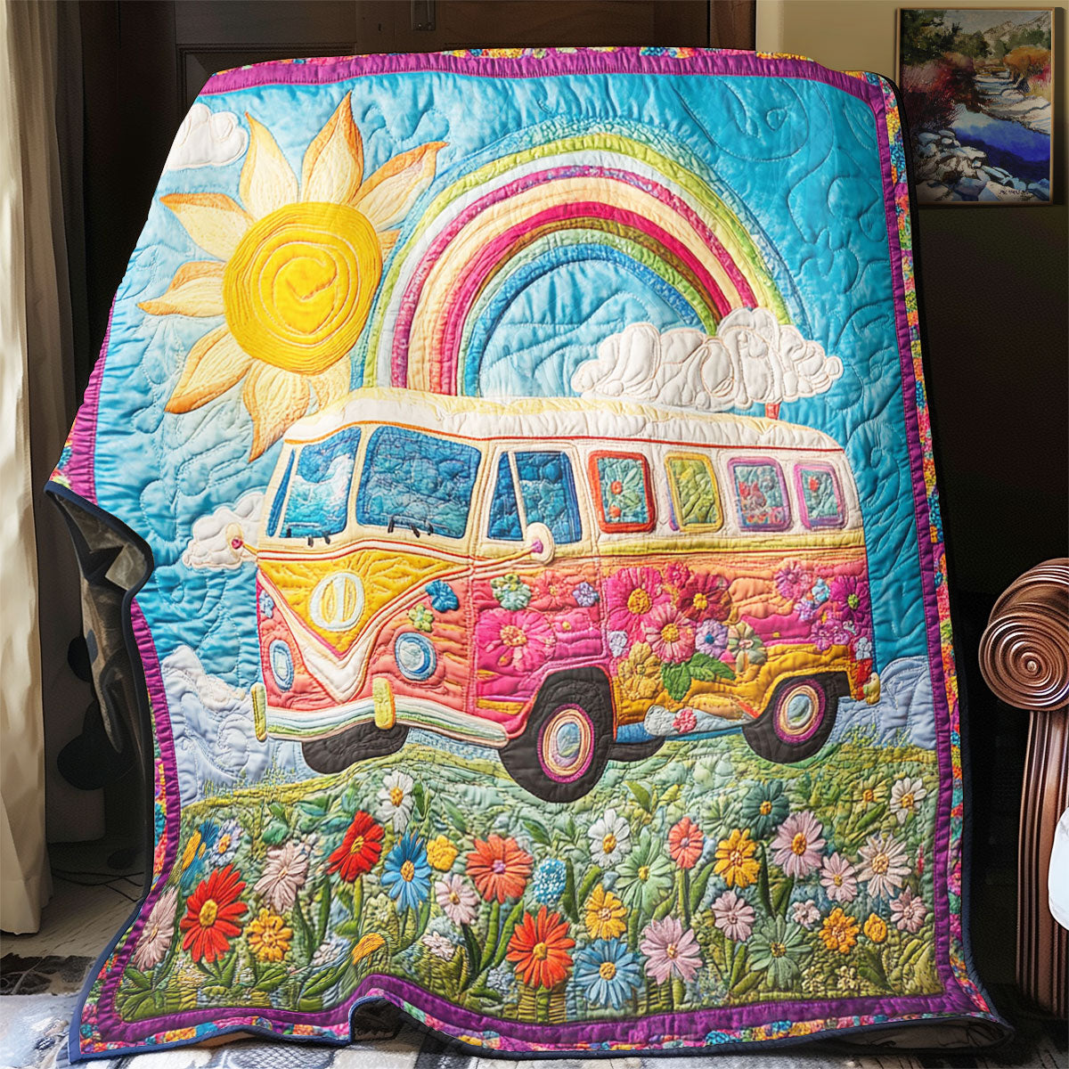 Hippie Sunshine Journey CW1507016CL Quilt
