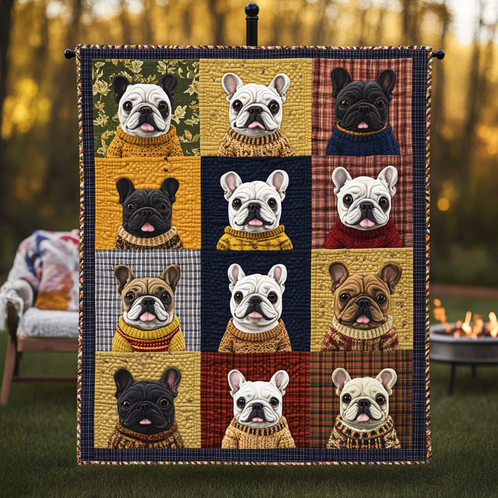 French Bulldog MH1909003CL Quilt