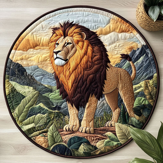 Lion Roar CW0406041CL Quilted Round Mat