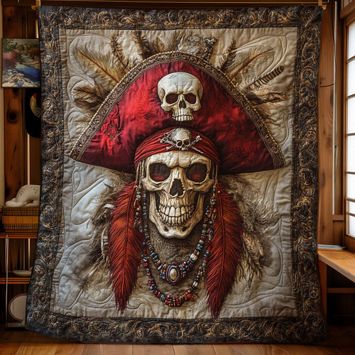 Skull Pirate CW0507034CL Quilt