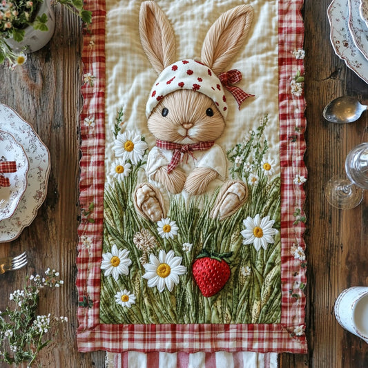 Rustic Bunny WN1807084CL Quilted Table Runner