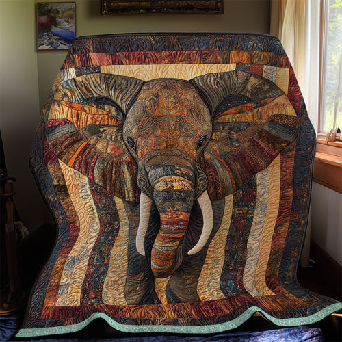 Elephant Echoes WX2012022CL Quilt