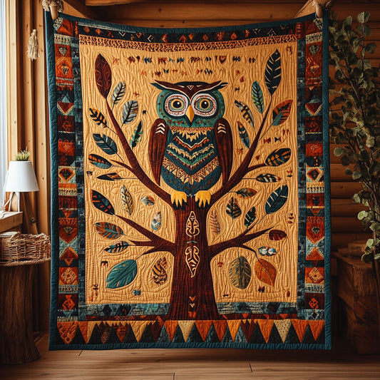 Tribal Owl CW1207045CL Quilt