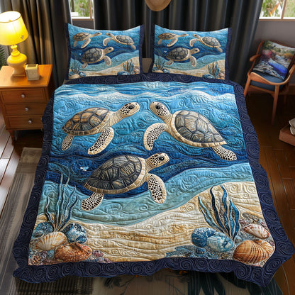 Sea Turtle WJ2412031CL Duvet Cover Set