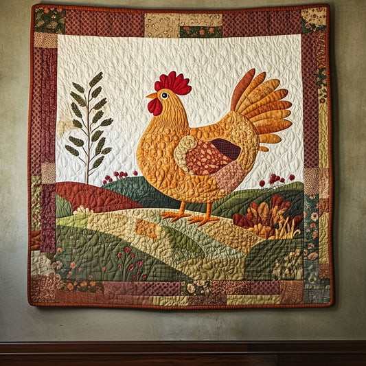 Hen In The Farm DH2609011CL Quilt