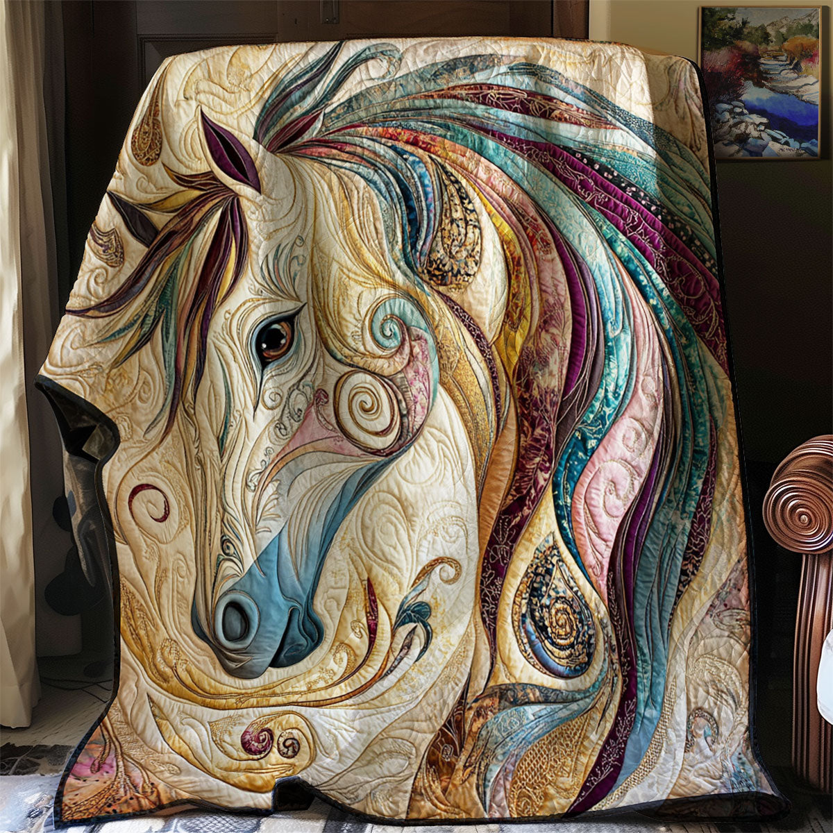 Artistic Horse WJ1703001CL Quilt