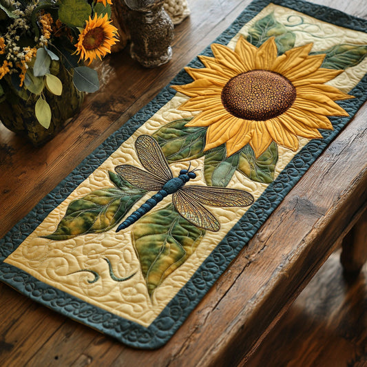 Summer Bloom Flight CP1405033CL Quilted Table Runner