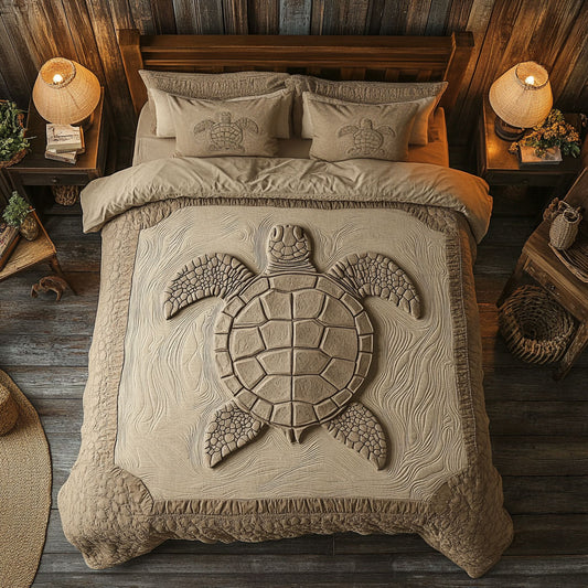 Portrait Turtle WY1801027CL Duvet Cover Set