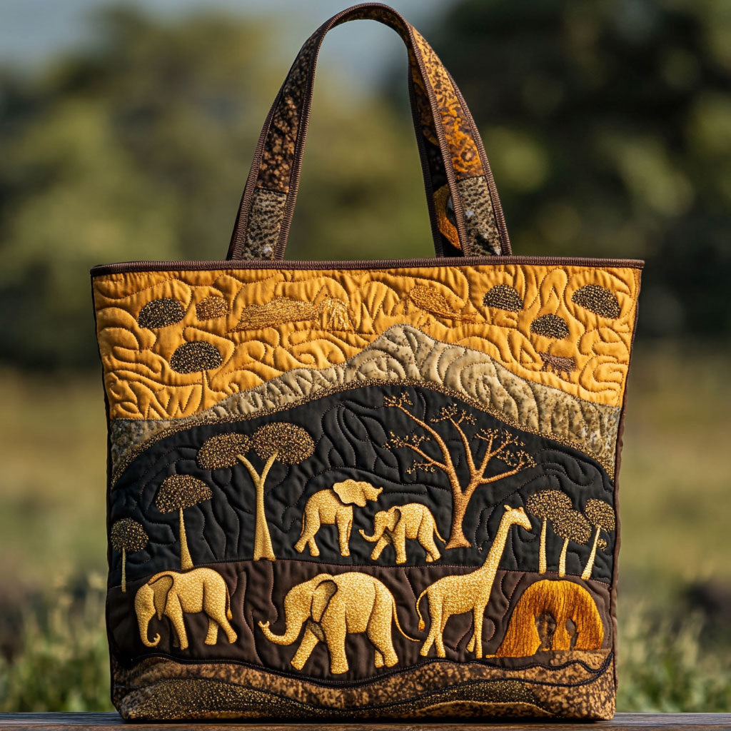 African Sun WN2309012CL Quilted Tote Bag