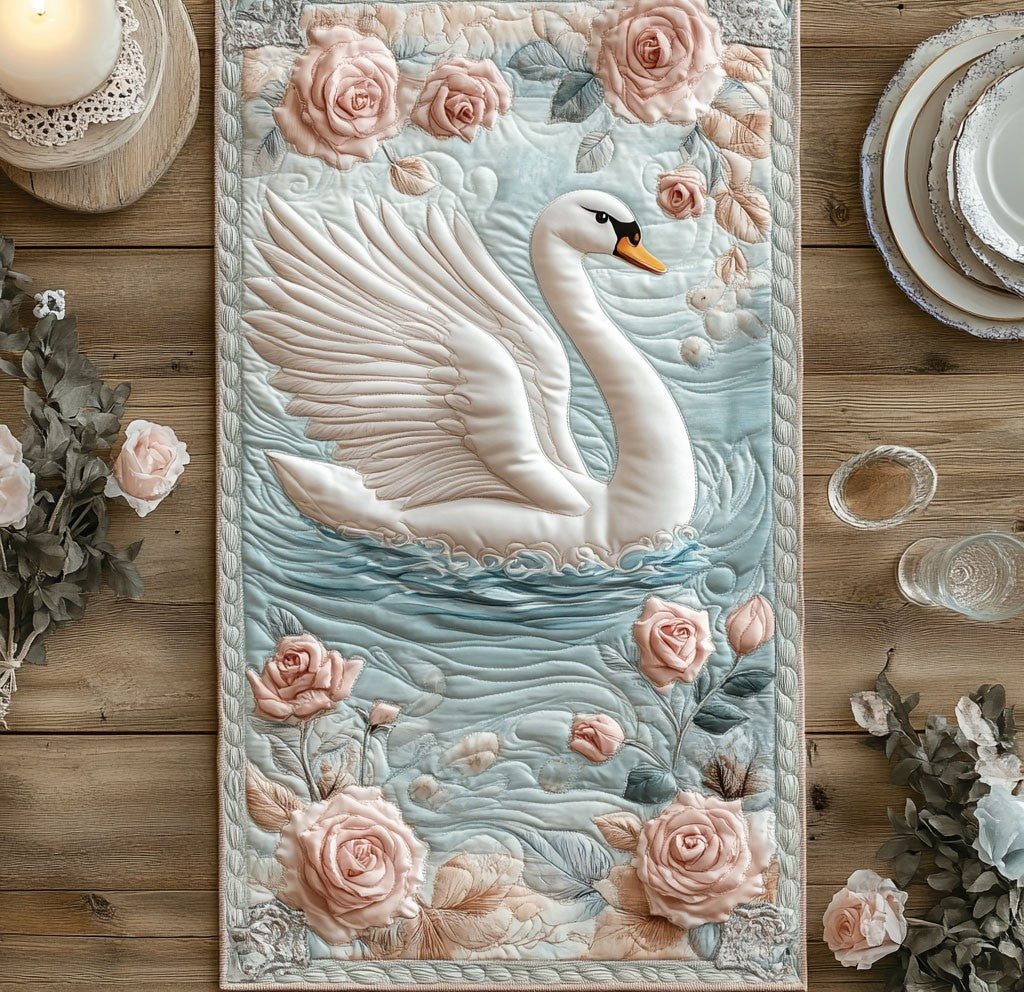 Royal Swan CW0805022CL Quilted Table Runner