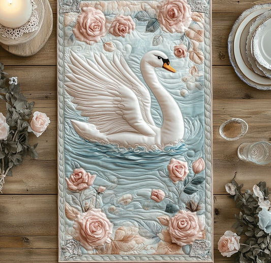 Royal Swan CW0805022CL Quilted Table Runner