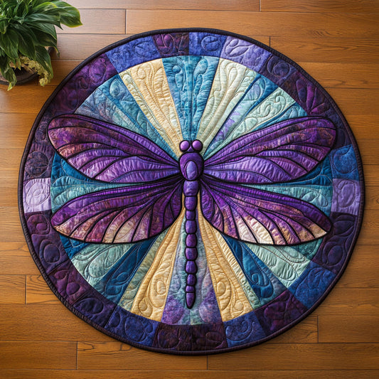 Tranquil Flight CM0805032CL Quilted Round Mat