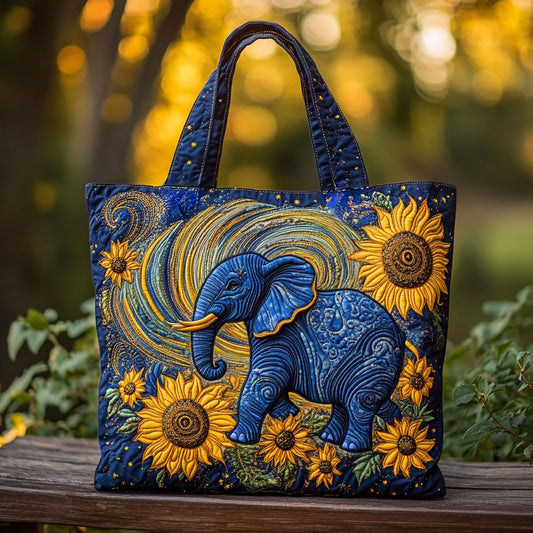 Elephant Soul WN1010034CL Quilted Tote Bag