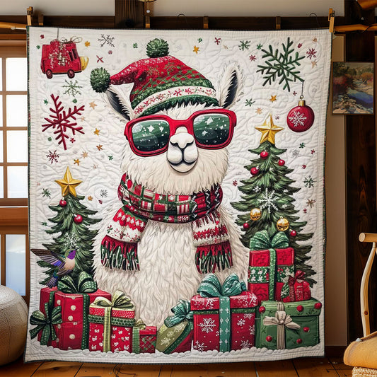 Merry Llama Season WN1312044CL Quilt