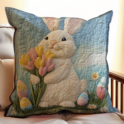 Easter Bunny WX0403105CL Quilt Pillow Case