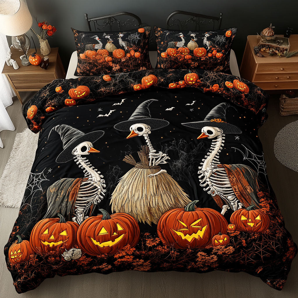 Midnight Geese WN0809069CL Duvet Cover Set