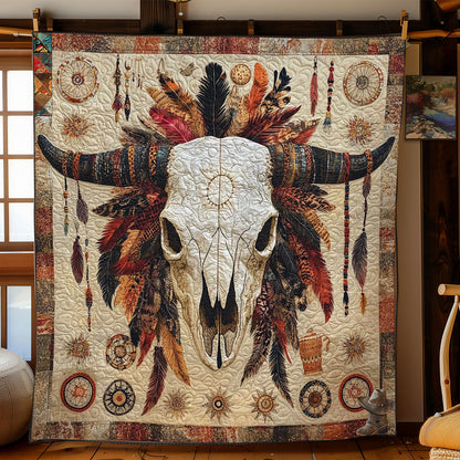 Sacred Cow Skull WN0412077CL Quilt