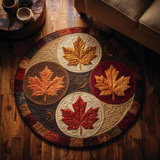 Woodland Ember CW0808022CL Quilted Round Mat