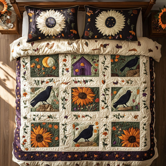 Twilight Crow Harvest WY1508035CL Duvet Cover Set