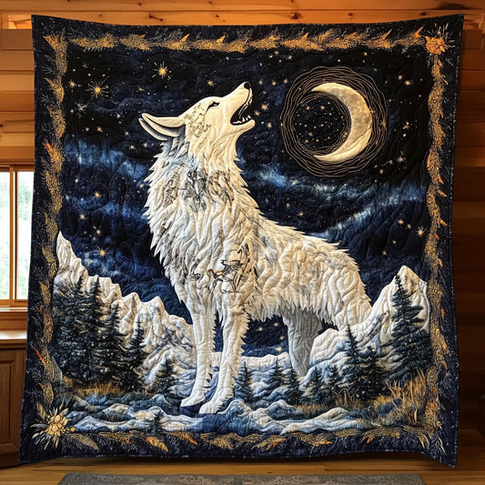 Snow Wolf Spirit CP0406037CL Quilt