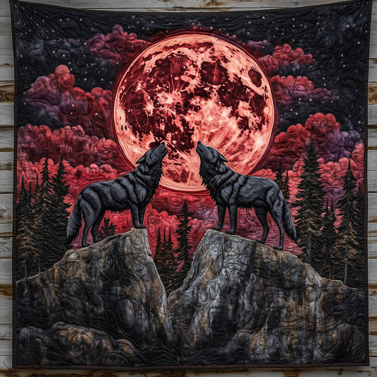 Wolves Under Blood Moon LT1809021CL Quilt