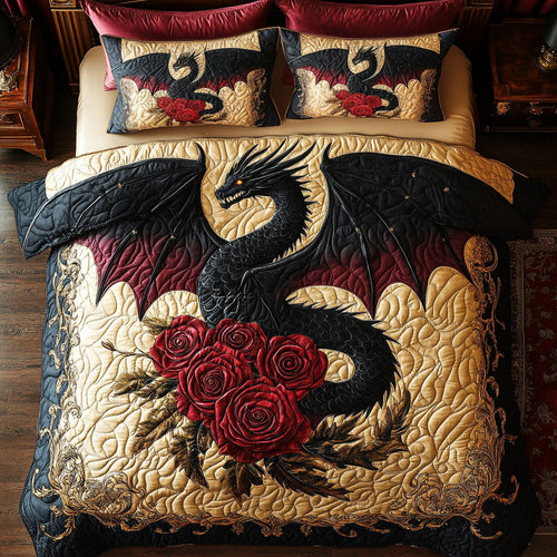 Charming Black Dragon CP1607019CL Duvet Cover Set