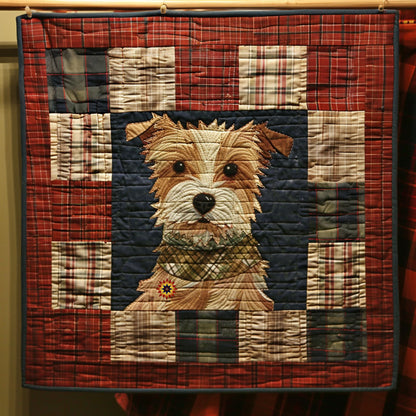 Cute Terrier Dog WJ1710011CL Quilt