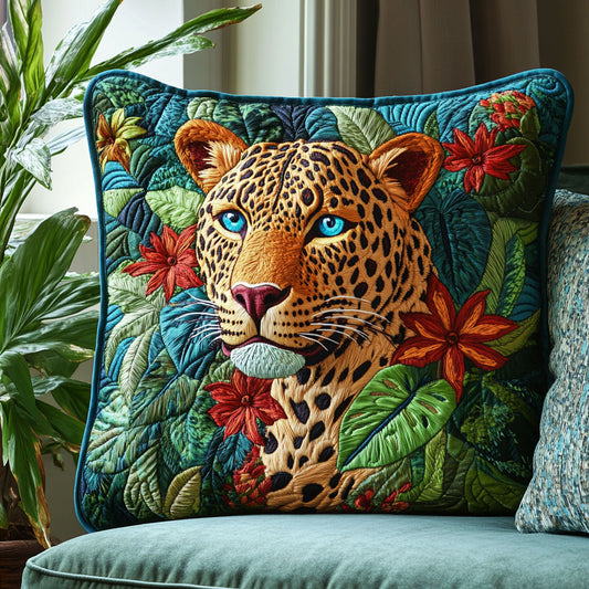 Jungle Leopard CW1507022CL Quilt Pillow Case
