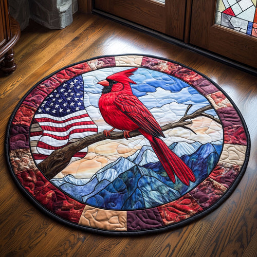Wings Over America CM2905030CL Quilted Round Mat