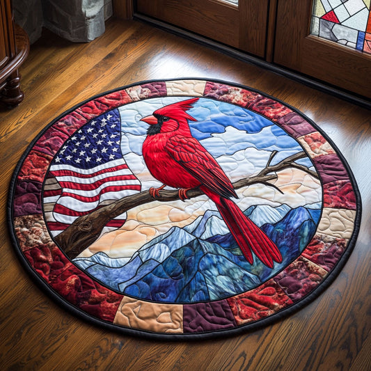 Wings Over America CM2905030CL Quilted Round Mat
