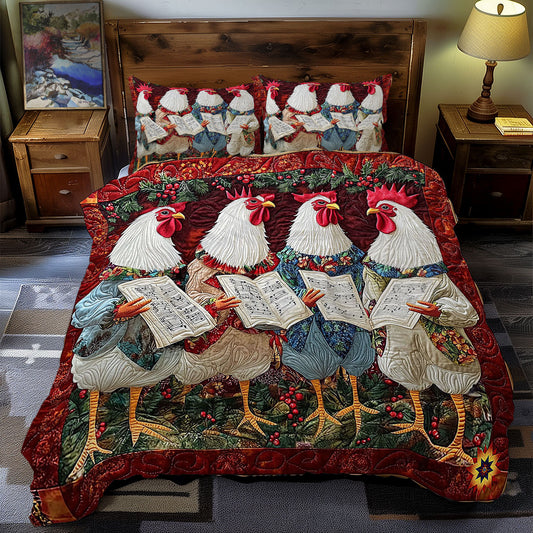 Rooster Choir WY1212047CL Duvet Cover Set