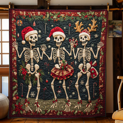 Skeletons Claus Moves WN1112008CL Quilt