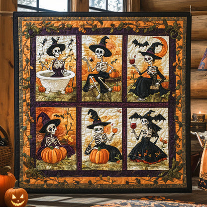 Wicked Night Skeleton WN2008121CL Quilt