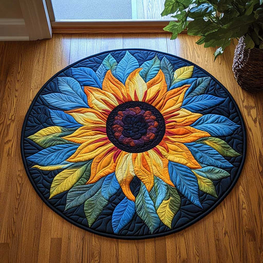 Fragrant Flowers CQ2504007CL Quilted Round Mat