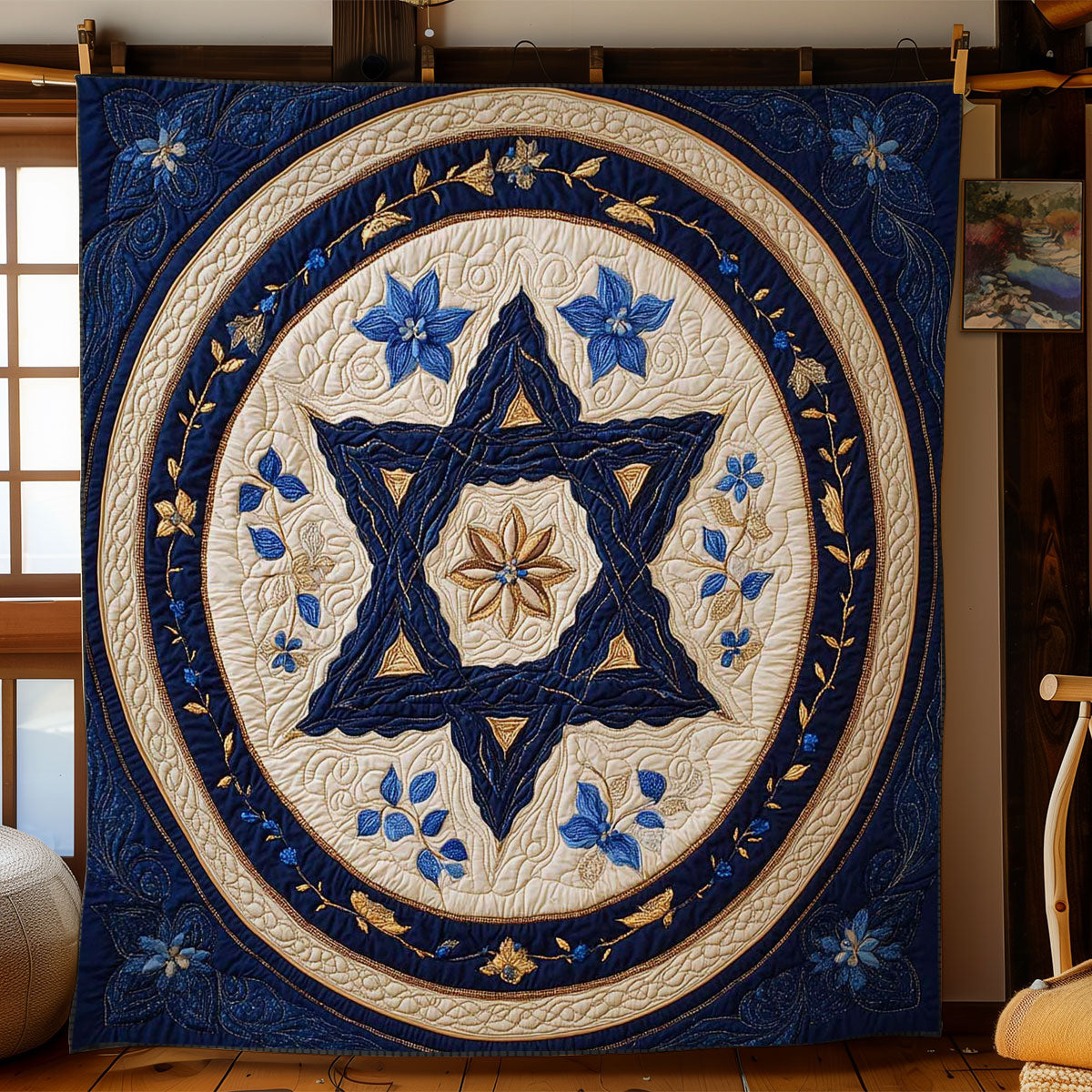 Royal Jewish Star WN2203081CL Quilt