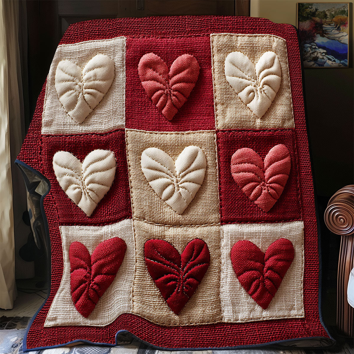 Heirloom Hearts CP1201100CL Quilt