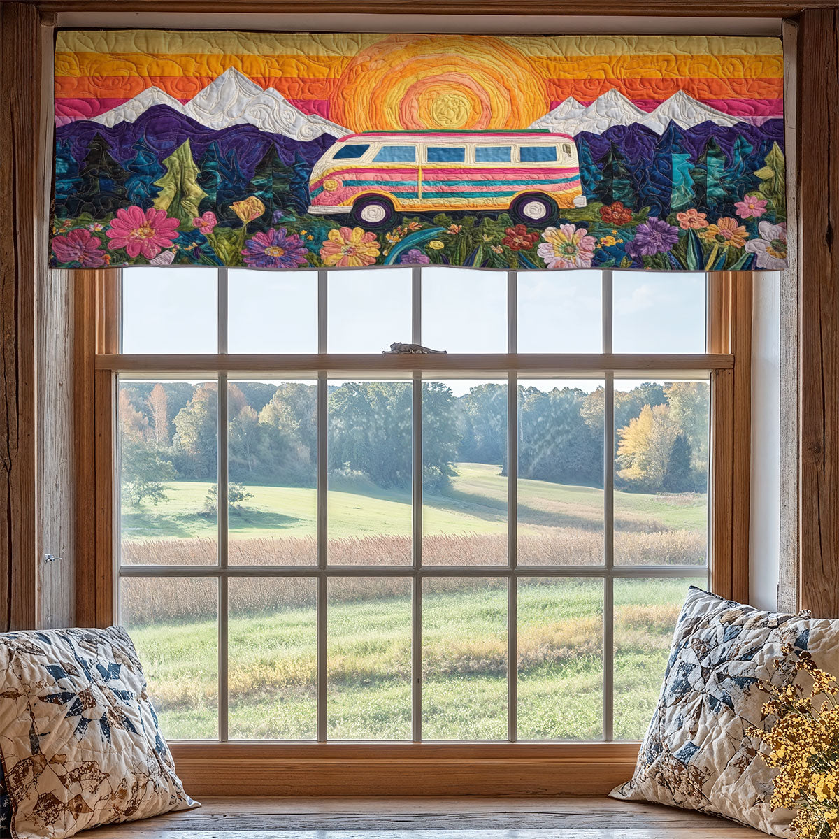 Van Sunset WX1405047CL Quilted Valance