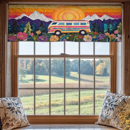 Van Sunset WX1405047CL Quilted Valance