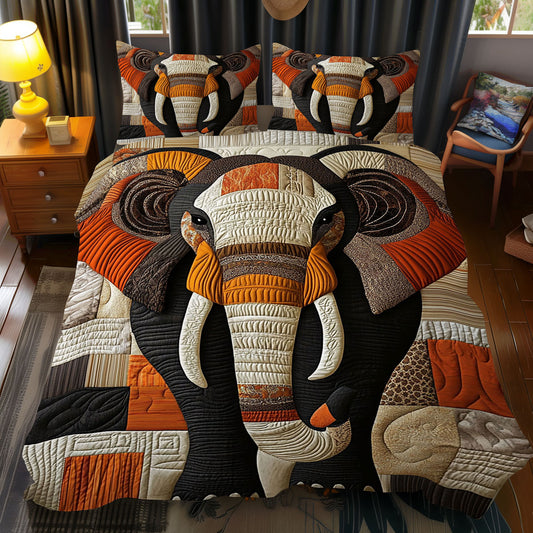 Patchwork Elephant WJ1712048CL Duvet Cover Set