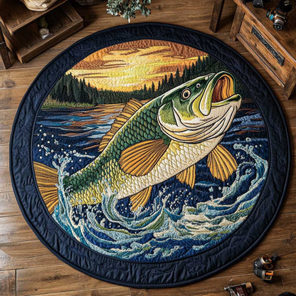Sunset Bass WN2103052CL Quilted Round Mat