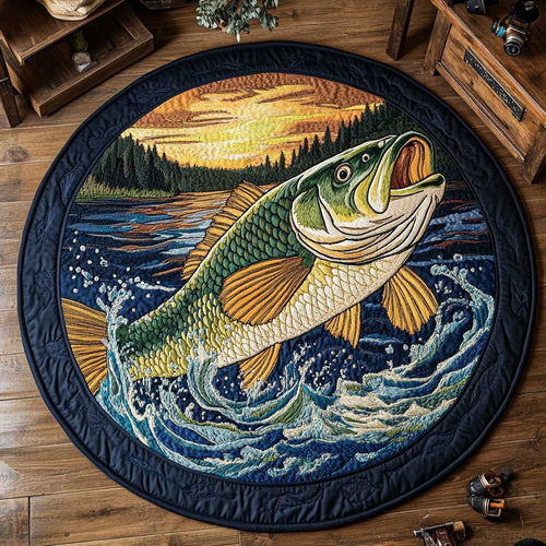 Sunset Bass WN2103052CL Quilted Round Mat