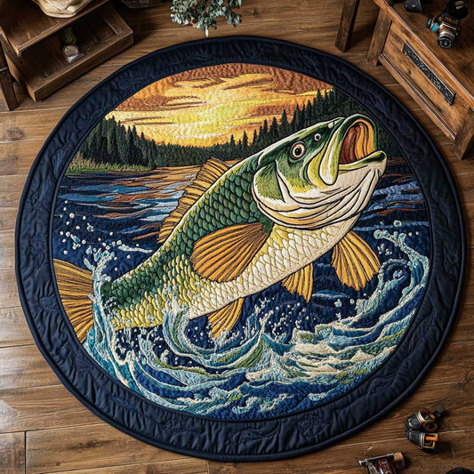 Sunset Bass WN2103052CL Quilted Round Mat
