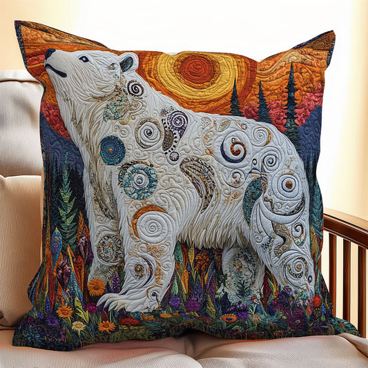 Bear Sunset WX0406071CL Quilt Pillow Case