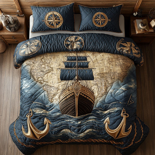 Voyager Map CP1908059CL Duvet Cover Set