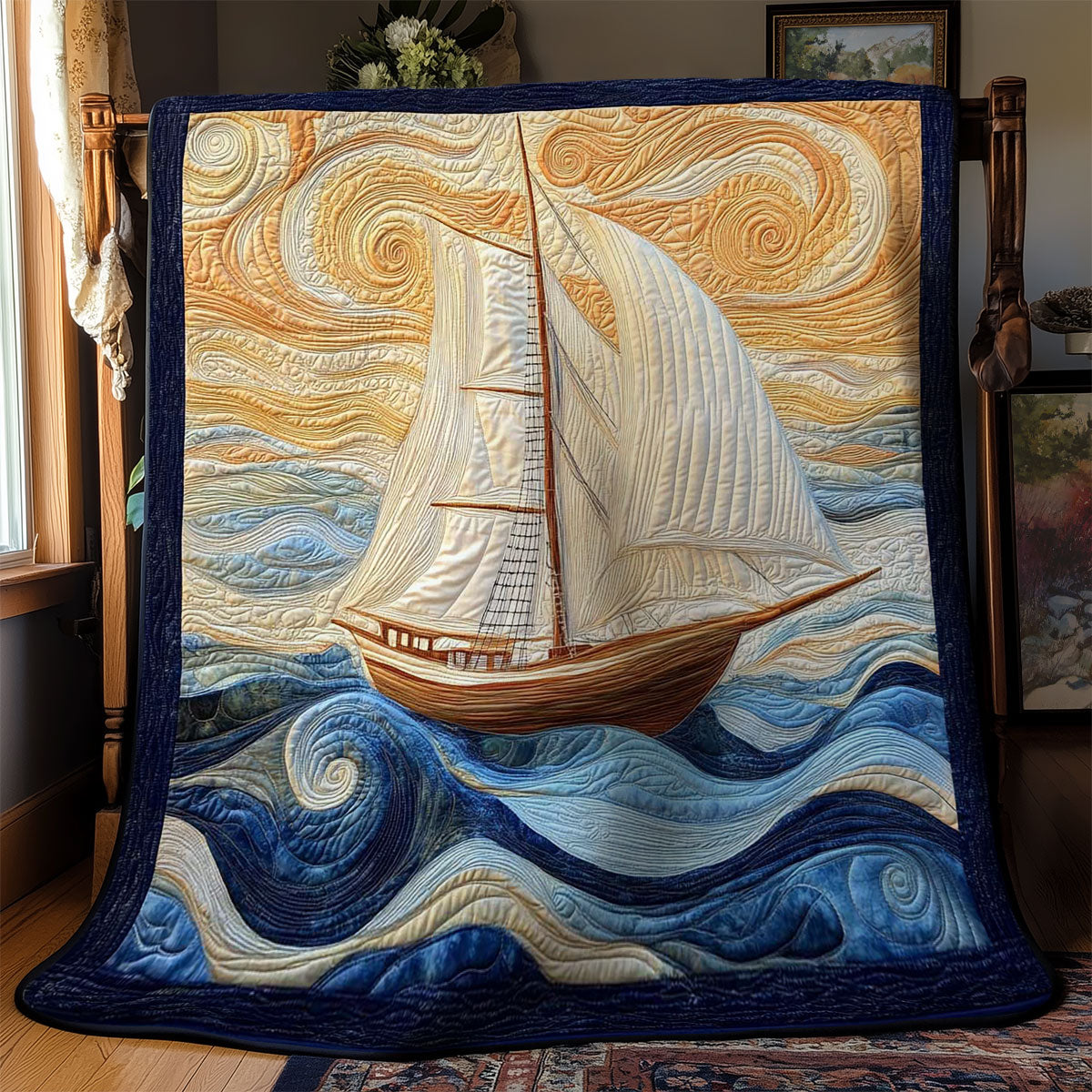 Sailboat Serenity WN0104049CL Quilt
